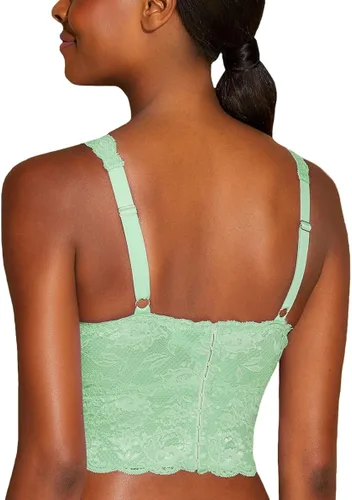 Vista 2 de Cosabella Bralette curvo para mujer Say Never Plungie Longline
