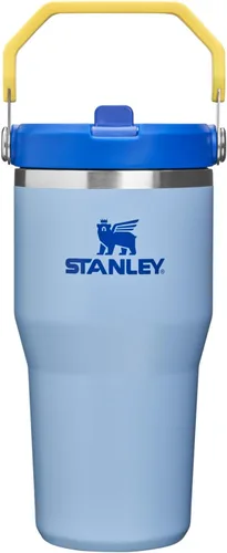 Vista 82 de STANLEY IceFlow 2.0 - Vaso con pajilla abatible con asa, 30 onzas, tapa giratoria y popote abatible, botella de agua a prueba de fugas, acero Tiza