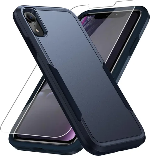 Vista 21 de Funda para iPhone 12 Pro Max, con protector de pantalla, [probada contra caídas de grado militar], resistente, resistente, a prueba de golpes