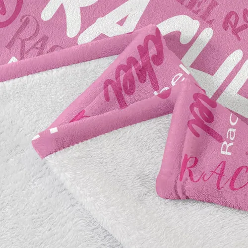 Vista 5 de Corissy envía al día siguiente, mantas personalizadas y cobijas personalizadas con nombre, manta de franela personalizada para niños, regalos