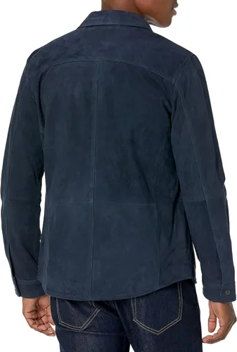 Vista 2 de John Varvatos Men's Wil Suede Shirt Jacket