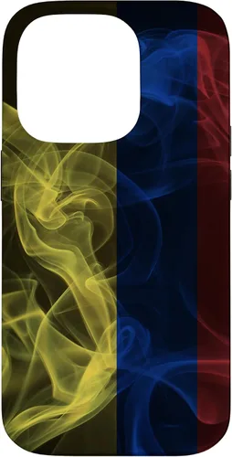 Vista 17 de Smoky Colombia Flag - Funda de orgullo colombiano para iPhone 17