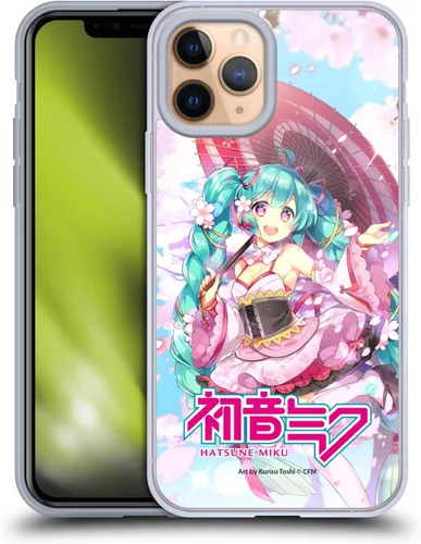 Vista 172 de Head Case Designs Licencia Oficial Hatsune Miku Gráficos Lindos Carcasa de Gel [Protección de Grado Militar] Compatible con Apple iPhone 7