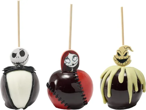 Vista 12 de DecoPac Anillos de The Nightmare Before Christmas, decoraciones de cupcakes con Jack, Sally y Oogie Boogie, paquete de 24