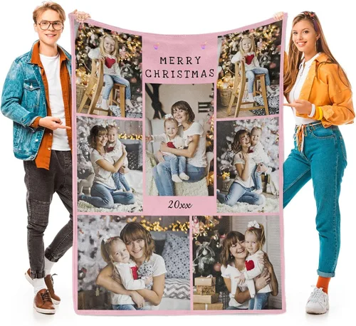 Vista 13 de inkArts Mantas personalizadas con foto, manta personalizada con mi propia foto, mantas personalizadas con imagen, regalos personalizados