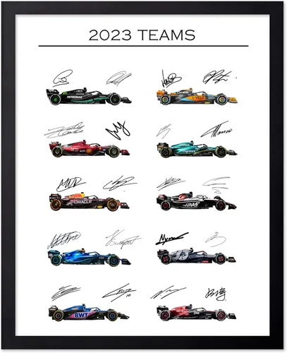 Vista 16 de Poster Master Póster de carreras de autos 2023, impresión de autos de carreras, arte de carreras de autos deportivos, regalo para hombres, mujeres