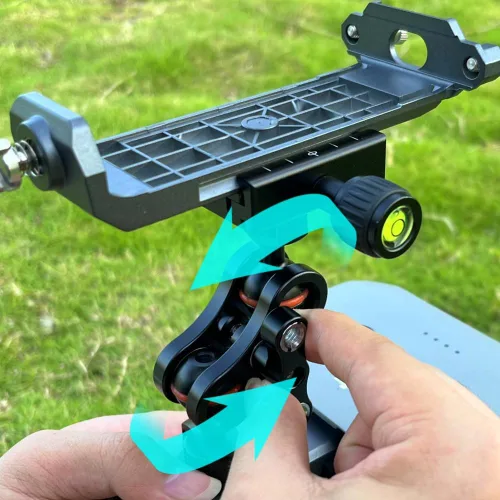 Vista 6 de HUGEROCK X7 Tablet Mount Holder para DJI M3/AIR 2/Mini 2 Drone Tablet Display Mavic 3 Accesorios Multi-Ángulo Ajustable Fácil Instalación