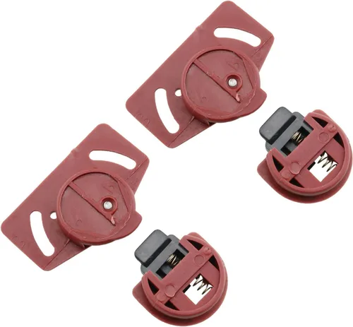 Vista 5 de HJGarden 4 pares de rodillos de armario para puerta corredera de engranajes de placa de circuito, kit de panel interior, accesorios para polea