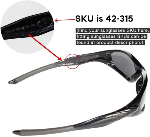 Vista 5 de Walleva - Lentes de repuesto para gafas de sol Oakley Minute 2.0, 6 opciones disponibles