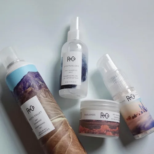 Vista 5 de R+Co Skyline Dry Champú en polvo Refresca dramáticamente, acondiciona sin peso + textura Vegano + libre de crueldad 1.0 onzas Oil-Absorbing