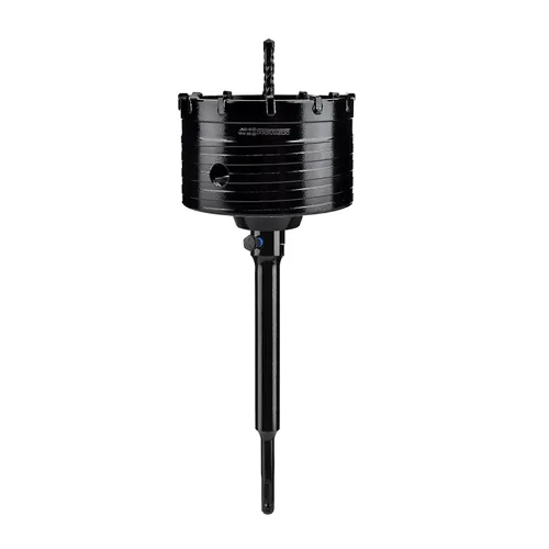 Vista 46 de Mollom Sierra perforadora para hormigón SDS Plus de 8.661 in, cortador de agujeros de alta resistencia con broca de posición central de 4.331 in
