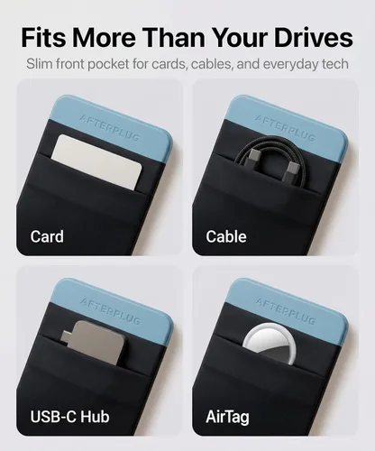 Vista 5 de SSD de 2 bolsillos y soporte para disco duro para portátil Negro