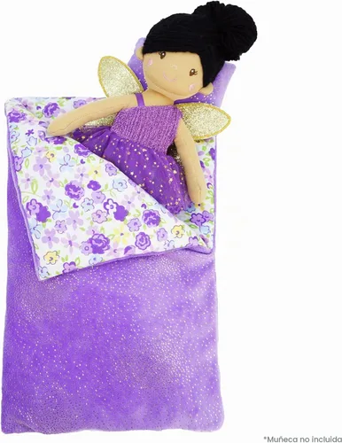 Vista 9 de June Garden Cozy Dream - Saco de dormir reversible para muñeca, juego de 2 piezas, accesorio para muñeca con almohada, se adapta a muñecas American