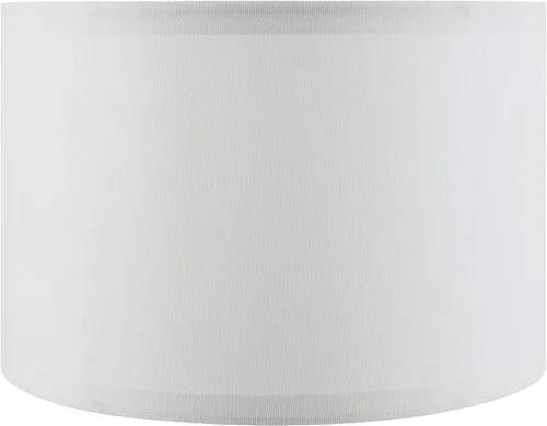 Vista 3 de Aspen Creative 38302 - Persiana plegable de diseño contemporáneo, 12 pulgadas superior x 12 pulgadas inferior x 8 pulgadas de alto, lino blanco