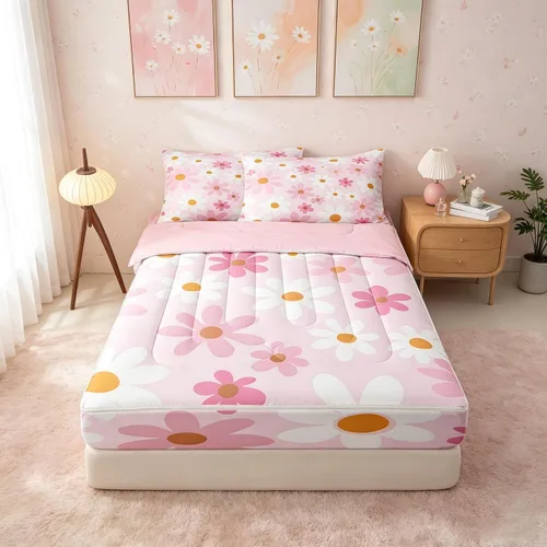 Vista 35 de Feelyou Juego de edredón con cremallera de leopardo tamaño individual Juegos de cama con cremallera y estampado animal para decoración de Marrón