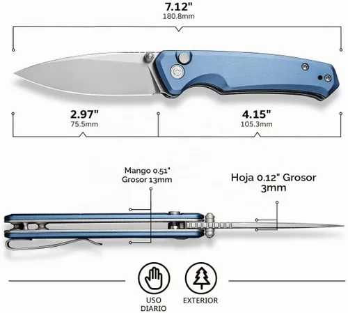 Vista 7 de CIVIVI Altus Folding Knife C20076