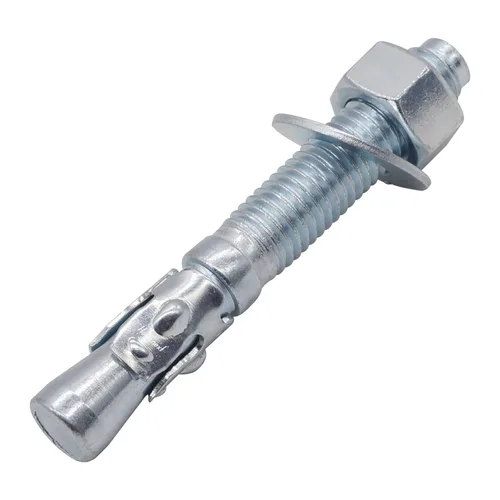 Vista 15 de Anclaje de cuña de 1/2" x 2-3/4", solo para cemento y hormigón, tornillos de acero al carbono galvanizados y pernos de retraso (10 unidades)