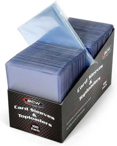 Vista 8 de BCW Combo de fundas para tarjetas y cargadores superiores, estándar de 20
