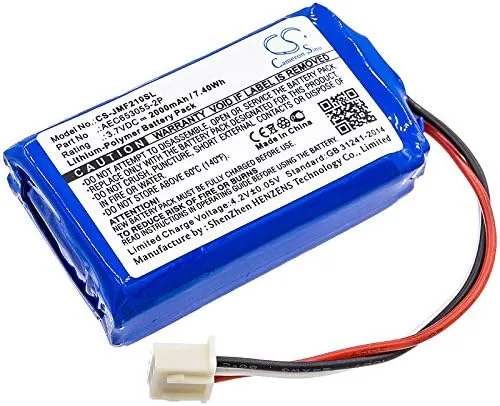 Vista 4 de XSP - Batería de repuesto para JBL Flip II (2013), Flip 2 (2013) PN AEC653055-2P