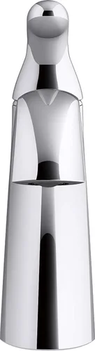 Vista 10 de Kohler K-45800-4-CP Alteo Grifo de lavabo de baño de un solo mango o centro con montaje de drenaje de metal en cromo pulido