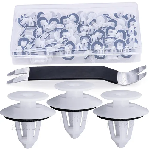 Vista 9 de Rexka 10 clips para panel de moldura de puerta con sellador, compatible con Mercedes C, CLK, E, SL y SLK Class (W202, W203, W211)