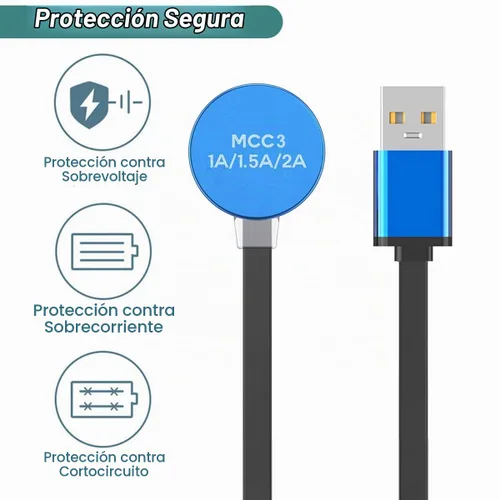 Vista 5 de Kissmart Cargador MCC 3 para Olight Odin/Odin Mini/PL-Pro/Baton3/Warrior Mini2/Perun 2/Seeker 3 Pro/Warrior 3s/Baldr Pro R Cable de carga USB