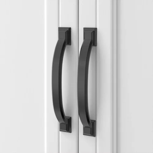 Vista 10 de Asidrama - Paquete de 5 manijas para alacena de 3 pulgadas (76mm) de color negro mate, tiradores para gabinete, accesorios para gabinete de cocina