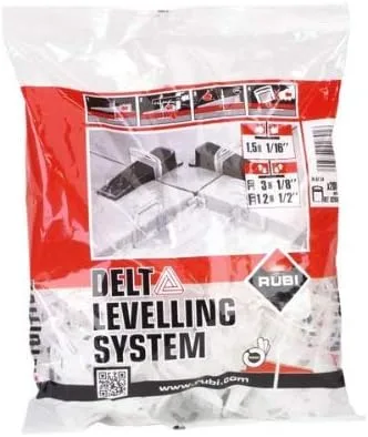 Vista 2 de Rubi Tiras de sistema de nivelación Delta Tile (200 piezas 1/8") - Rojo - 03941