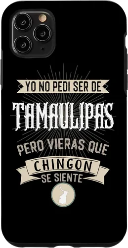 Vista 4 de Funda para iPhone 12 mini No Pedí Ser De Tamaulipas Pero Vieras Que Chingon Se Siente