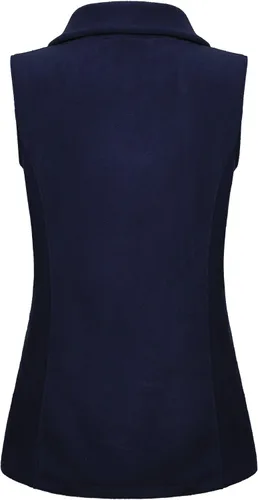 Vista 38 de SeSe Code Chaleco de forro polar ligero con cremallera frontal y bolsillos para mujer