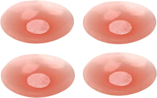 Vista 33 de ICEGIA Fundas para pezones para mujer, impermeables, reutilizables, ultra finas y adhesivas de silicona para pezones, pétalos