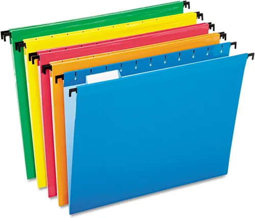 Vista 7 de Pendaflex Surehook fólders de archivos colgantes reforzados, Colores Variados