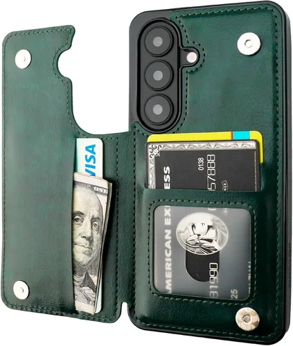 Vista 59 de ONETOP - Funda tipo cartera para Samsung Galaxy S22 con tarjetero, color negro Kickstand,ID/Cash Holder,Case Wallet with Card Slots,Double