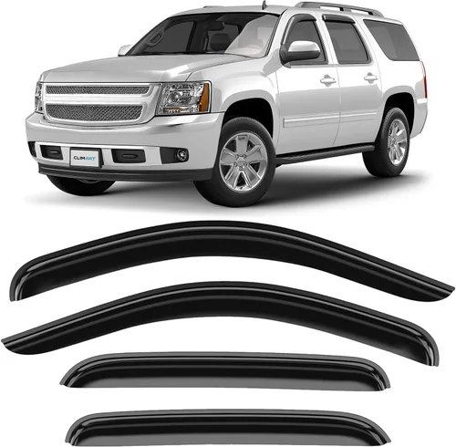 Vista 9 de CLIM ART - Deflectores de ventana inastillables increíblemente duraderos para Jeep Cherokee 2014-2023, deflectores de ventana originales con cinta