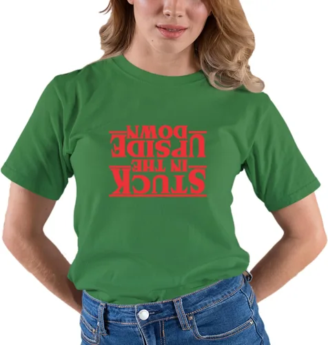Vista 60 de Go All Out Camiseta para adultos Stuck in The Upside Down