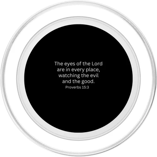 Vista 2 de The Eyes Of The Lord Evil and Good Proverbs 15:3 Christian PopSockets MagSafe PopGrip para iPhone