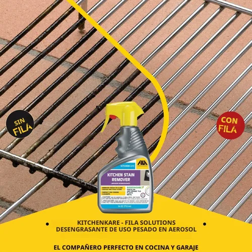 Vista 4 de FILA Surface Care Solutions, KITCHENKARE, limpiador desengrasante resistente para cocina, parrilla, horno, chimenea; limpiador de barbacoa