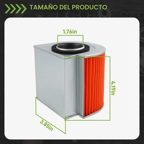 Vista 4 de Filtro de aire Carbbia 17211-KR3-600 Compatible con Honda CA125 / CMX250 / Compatible con Rebel 250 CMX250C / Compatible con Rebel CA250 Elemento