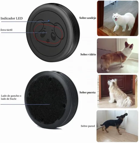 Vista 3 de Timbre de puerta de perro EverNary, timbres de puerta para perros para entrenamiento de orinal, timbres de perro inalámbricos para la puerta