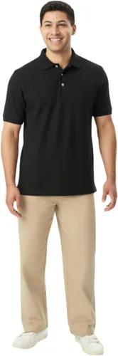 Vista 3 de French Toast Polo piqué unisex para adultos (estándar y husky)