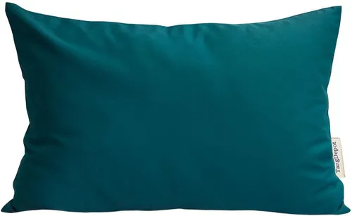 Vista 5 de TangDepot Fundas de almohada sólidas de seda sintética duradera, fundas de almohada cuadradas decorativas, fundas de almohada para interiores y Azul