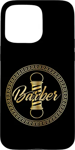 Vista 28 de Funda de regalo de graduación para iPhone 16 con logotipo de barbería barbería