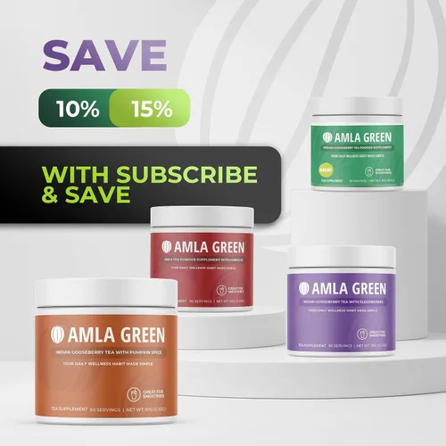 Vista 6 de Amla Powder & Immunity Blend Superfood Suplemento con saúco, 20 veces amla ultra concentrado, apoyo inmunológico, hecho con jengibre, canela, menta