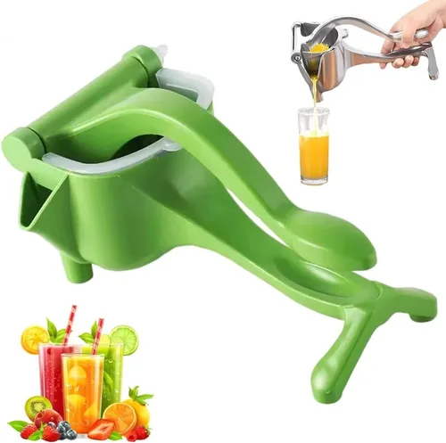 Vista 12 de Exprimidor de mano - Exprimidor manual de aluminio, exprimidor de mano grande, extractor de jugo de frutas resistente para limón, naranja, lima, 1
