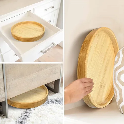 Vista 5 de Mesa de clip para el brazo del sofá, mesa multifunción para sofá, bandeja de sofá de bambú con clip en la mesa auxiliar para sofás anchos, bandeja 1