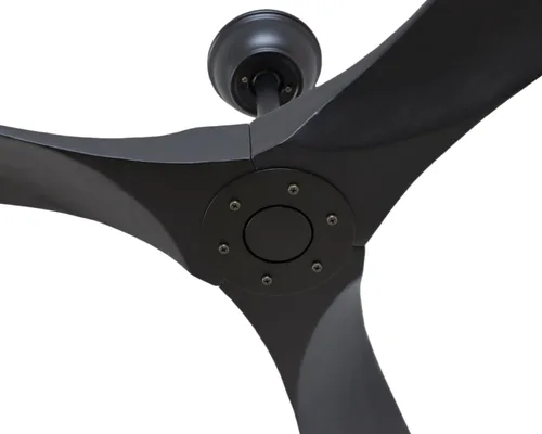 Vista 2 de Ventilador de techo para exteriores de 60 pulgadas, negro mate Cuchillas negras-negro mate