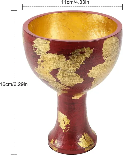 Vista 3 de Grial Cup Crafts, réplica de resina, réplica de película de película, colección coleccionable para decoración del hogar