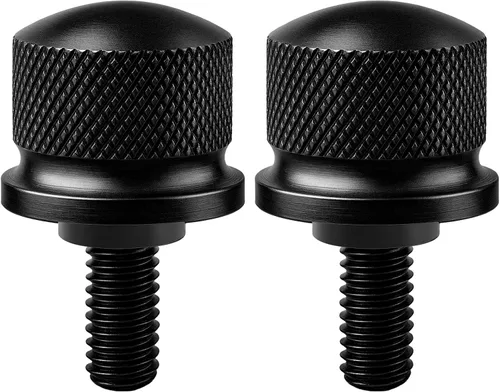 Vista 8 de Tornillo de perno de asiento de aleación de aluminio negro adecuado para Harley Davidson 1996-2024 (1 perno)