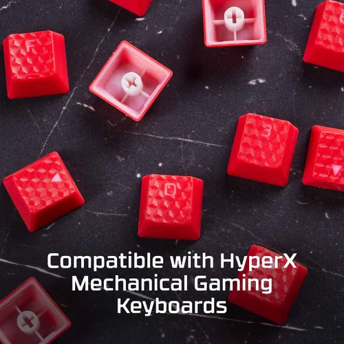 Vista 5 de HyperX Teclas de goma Kit de accesorios para juegos 19 teclas diseño inglés EEUU azul