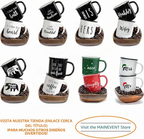 Vista 6 de Ok But First Coffee - Taza de café de cerámica de 11 onzas, regalo